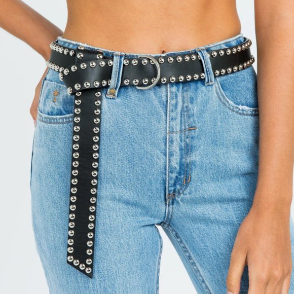 Princess Polly Accessories - Princess Polly Highway 61 Belt in Black/Silver